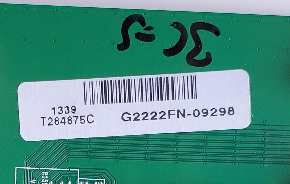 KIT DE TARJETAS PARA TV HISENSE / MAIN FUENTE 284876 / RSAG7.820.10462/ROH / RSAG7.820.10462/ROH / 284875 / T-CON 8T03D25442CHT / DCBDM-X296C_03 / 22122800800836 / PANEL HD580X1U91-L1/S0/GM/CKD3A/ROH/1 / MODELO 58R6E3 - Imagen 3